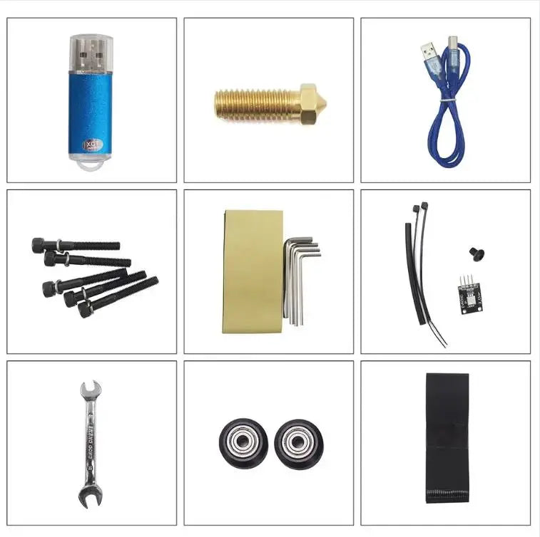 Printer Build Volume 220 * 220 * 250mm FDM Diy 3D Printer