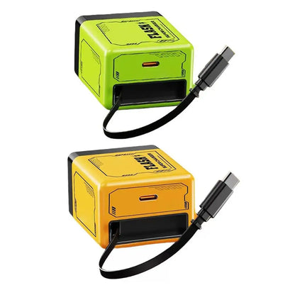 120W Charger PD Fast Charging Mobile Phone Charging Extension Built-in Head Cable Universal Charging With Head J0J6