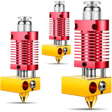 3sets 3D Printer Extruder Hotend +3 PCS 0.4MM MK8 Nozzles Suitable for CR-10, CR10, CR10S, Ender 3, Ender 3 Pro, Ender 5
