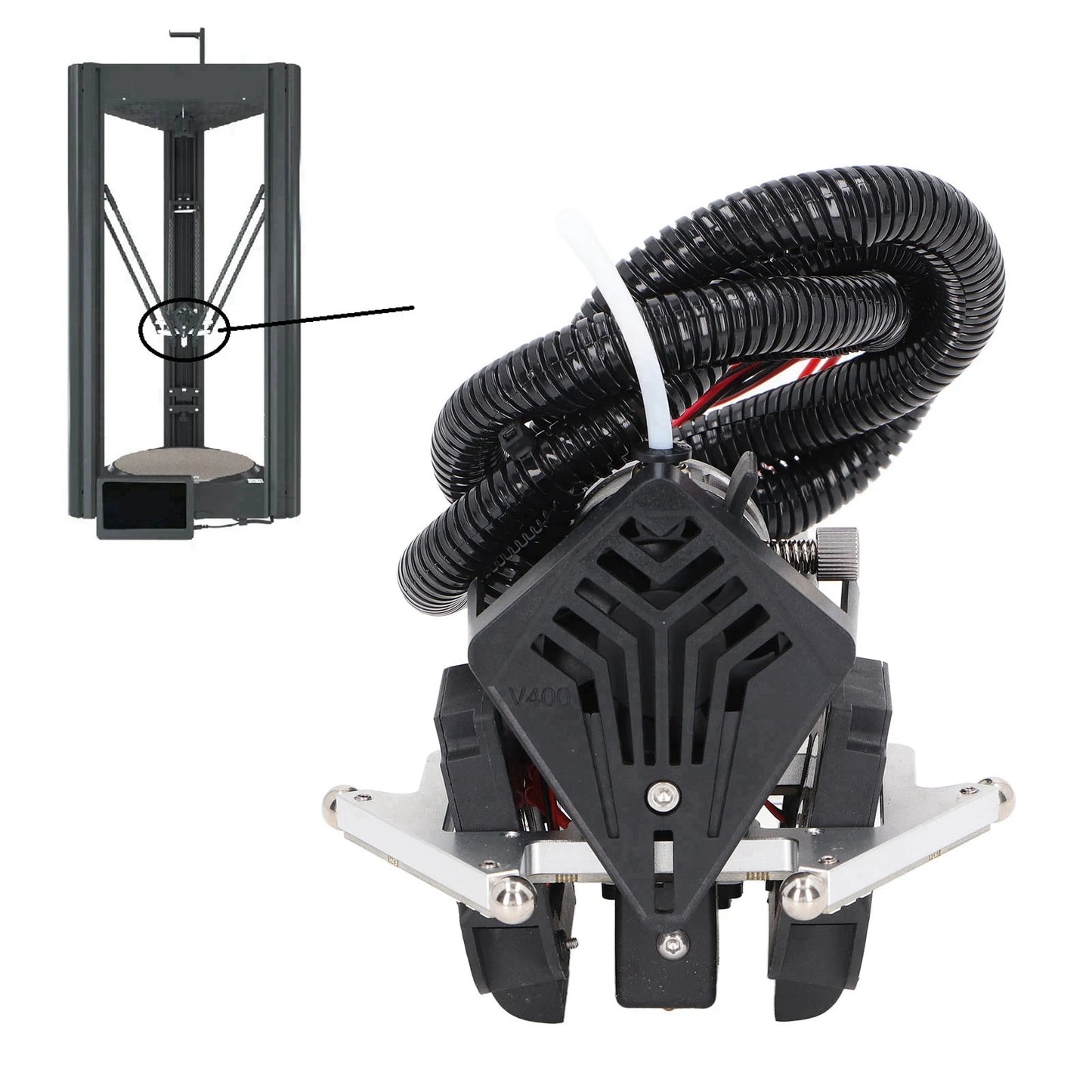 3D Printer Part Direct Drive Extruder High Accuracy Fast Printing Short Distance Intelligent Matching Current for ABS PLA PETG