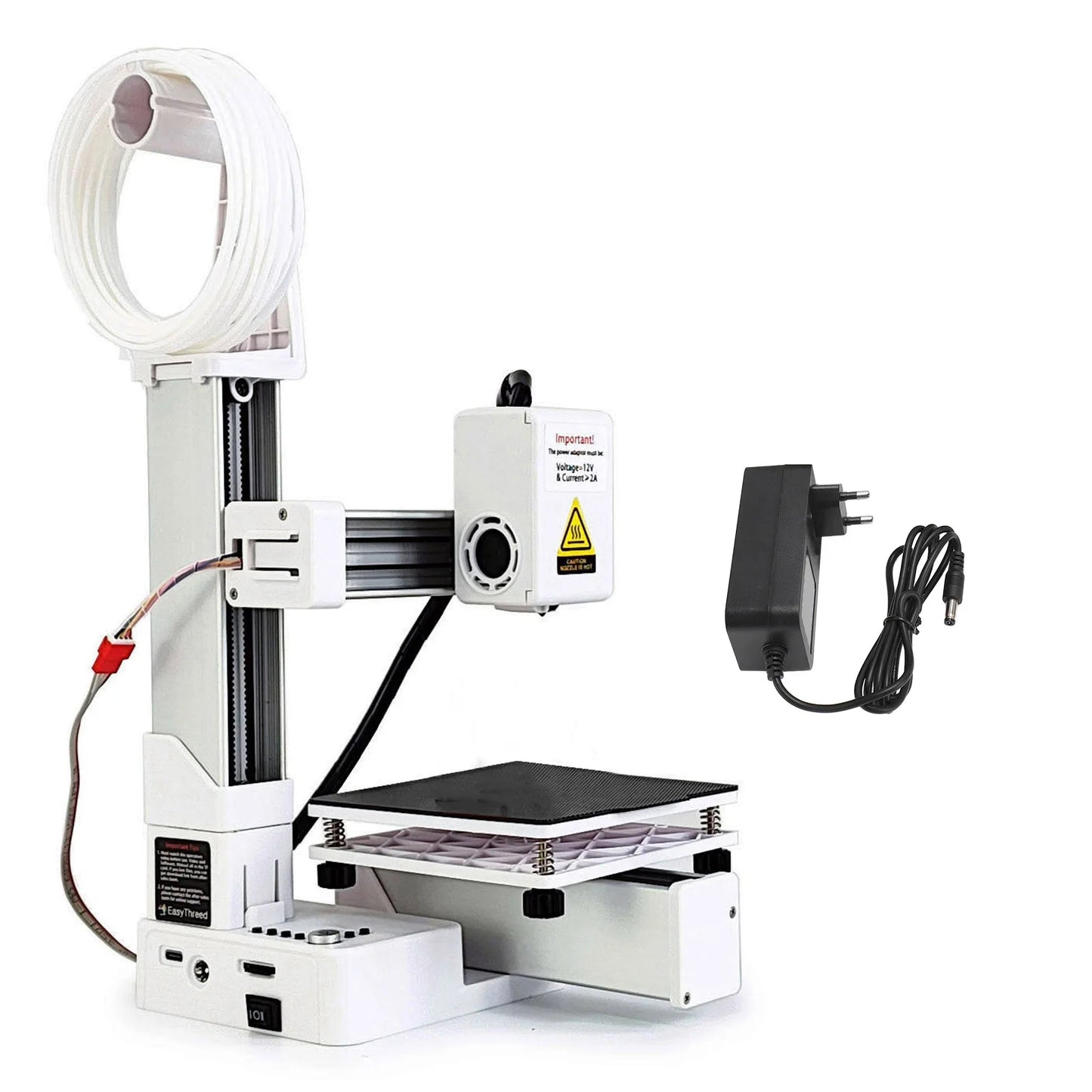 Small 3D Printer ABS High Layer Resolutions User Friendly Setup Frequency Division Multiplexing 3D Printer for Model Making
