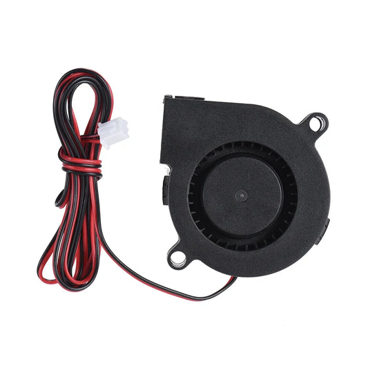 3D Printer Parts Fan Cooling Blow Radial Fan Cooling 12V DC 50mm Hot End Extruder for RepRap I3 3D Printer