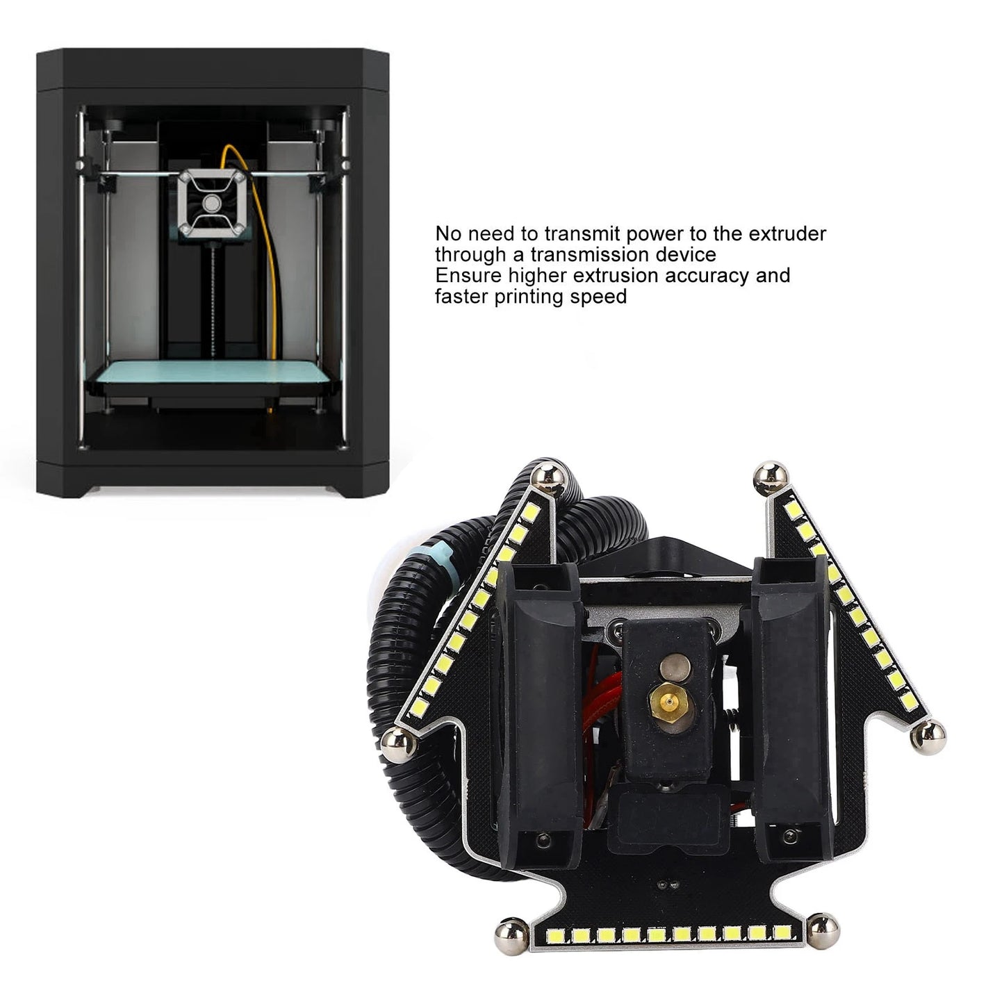3D Printer Part Direct Drive Extruder High Accuracy Fast Printing Short Distance Intelligent Matching Current for ABS PLA PETG