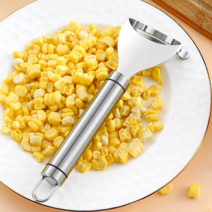 Stainless Steel Corn Stripper Corns Threshing Corn Thresher Stripper Peeler Corn Kerneler Peeler Fruit Vegetable Kitchen Gadgets