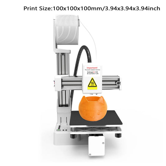 Frequency Division Multiplexing 3D Printer ABS Small 3D Printer Easy Operating All Metal Nozzle Rapid Heating for Model Making