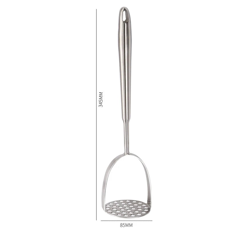 Gold Stainless Steel Potato Masher Pressed Ricer Smooth Mashed Manual Crusher Fruit Vegetable Tools Home Kitchen Gadgets