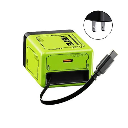 35W Retractable Wall Charger For Andoird Tablet With Type-C Cable Foldable Plug Fast Charging Mobile Phone Charger New G6K3